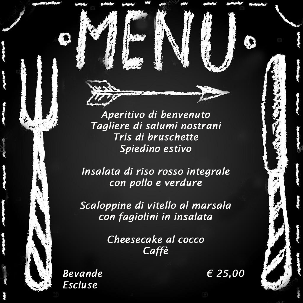 Menu Bistrot